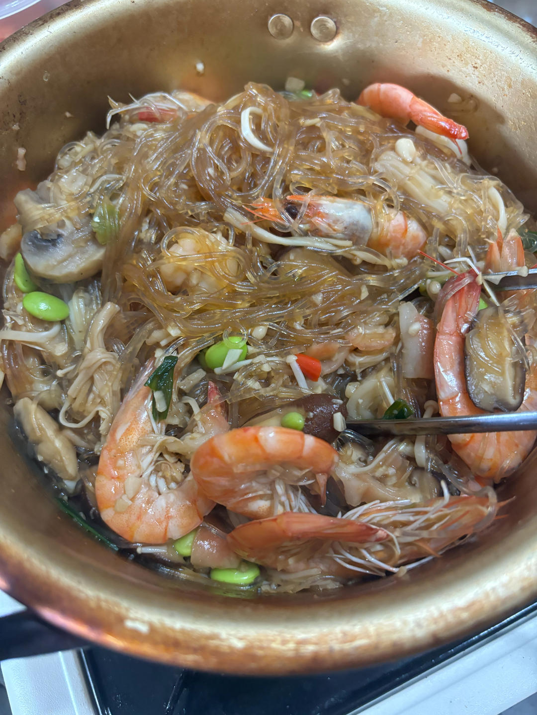 不用海鲜的海鲜粉丝煲