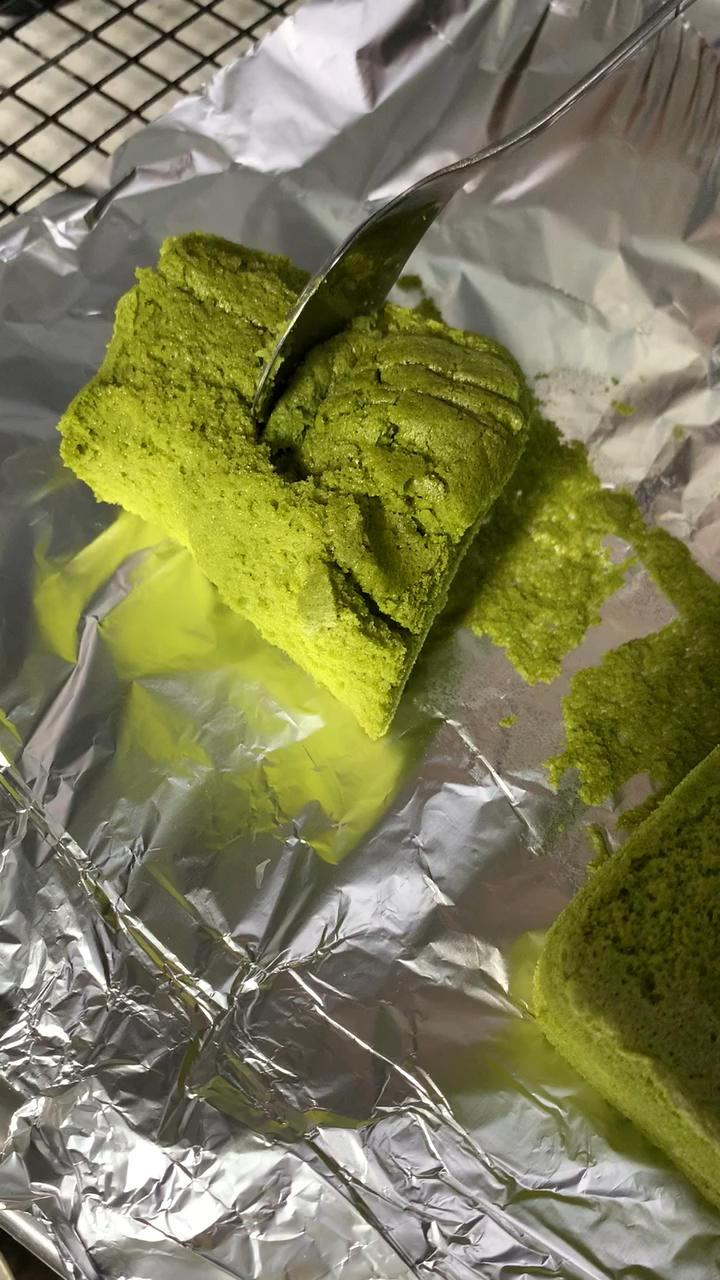 抹茶古早蛋糕 少油糖【健康烘培】