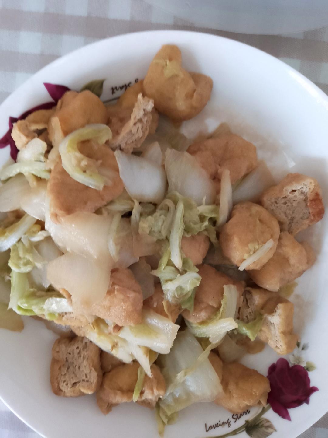 豆泡娃娃菜
