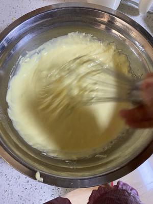 大理石纹可可轻乳酪蛋糕（可可粉/消耗奶油奶酪/不用黄油/八寸方盘）的做法 步骤11