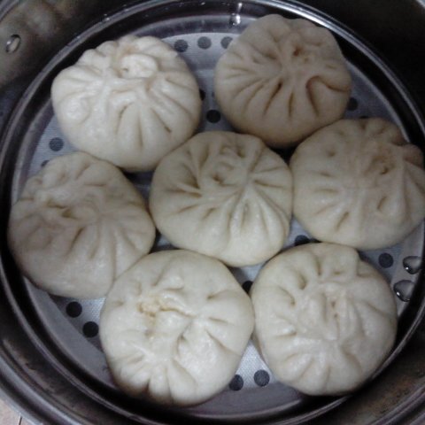 家庭手工肉馅大包子