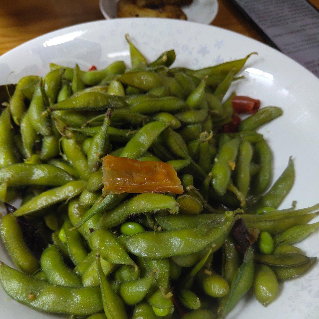 香辣煮毛豆.五香毛豆