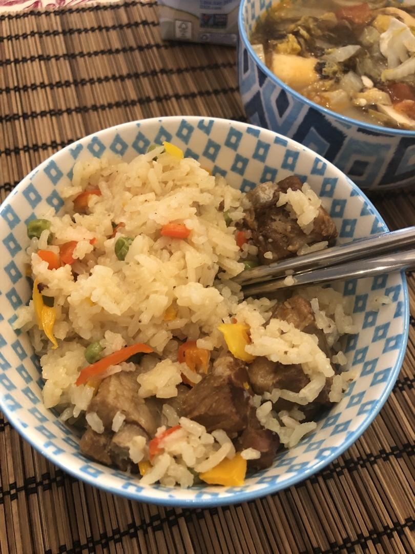电饭锅版排骨焖饭