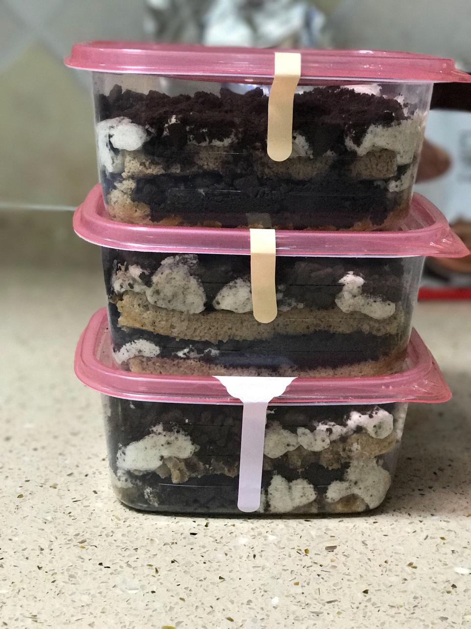 低糖不腻的奥利奥咸奶油蛋糕盒子