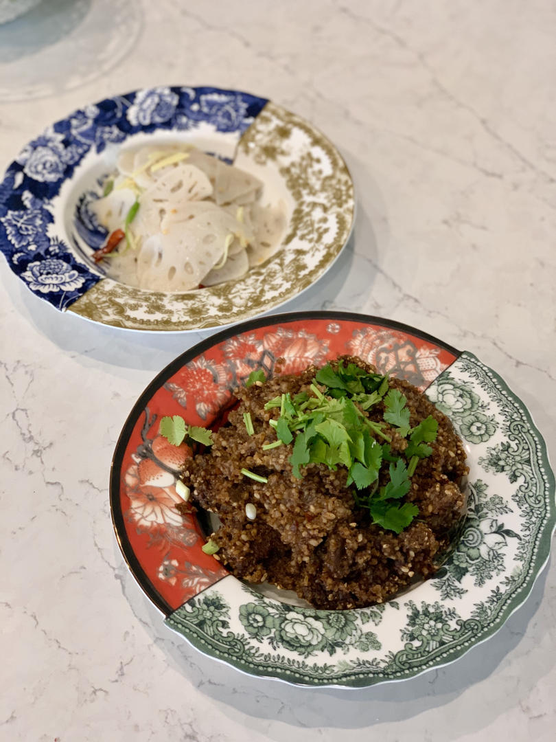 小高姐的「粉蒸牛肉」｜我的「粉蒸五花肉」