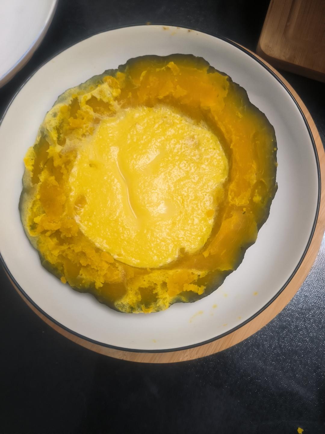 贝贝南瓜蒸蛋（懒人0失败）