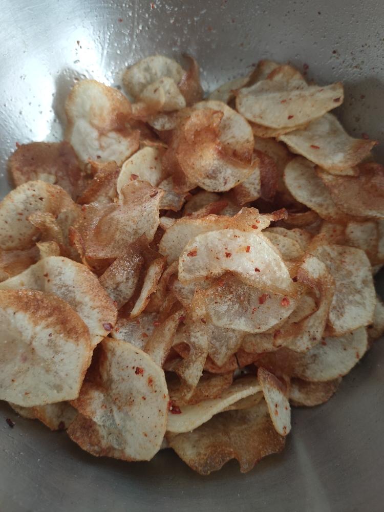 薯片在家自己做（油炸版）