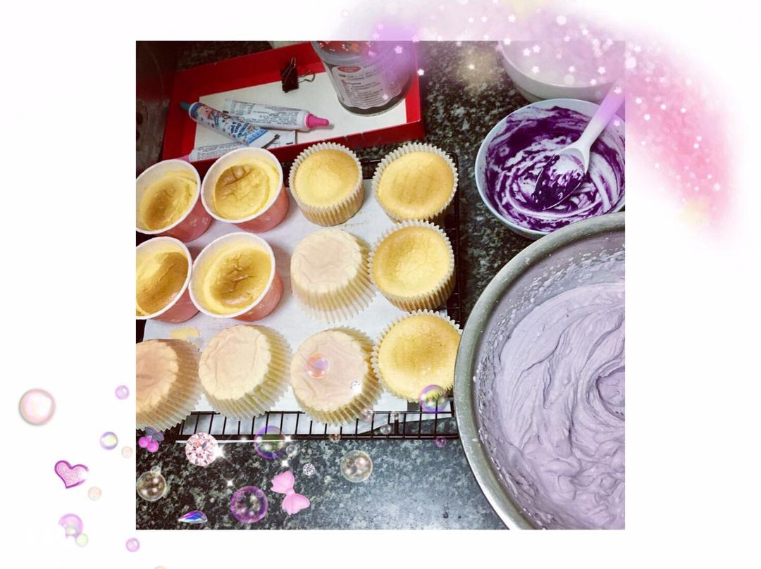 鲜奶油戚风杯子蛋糕（纸杯蛋糕）