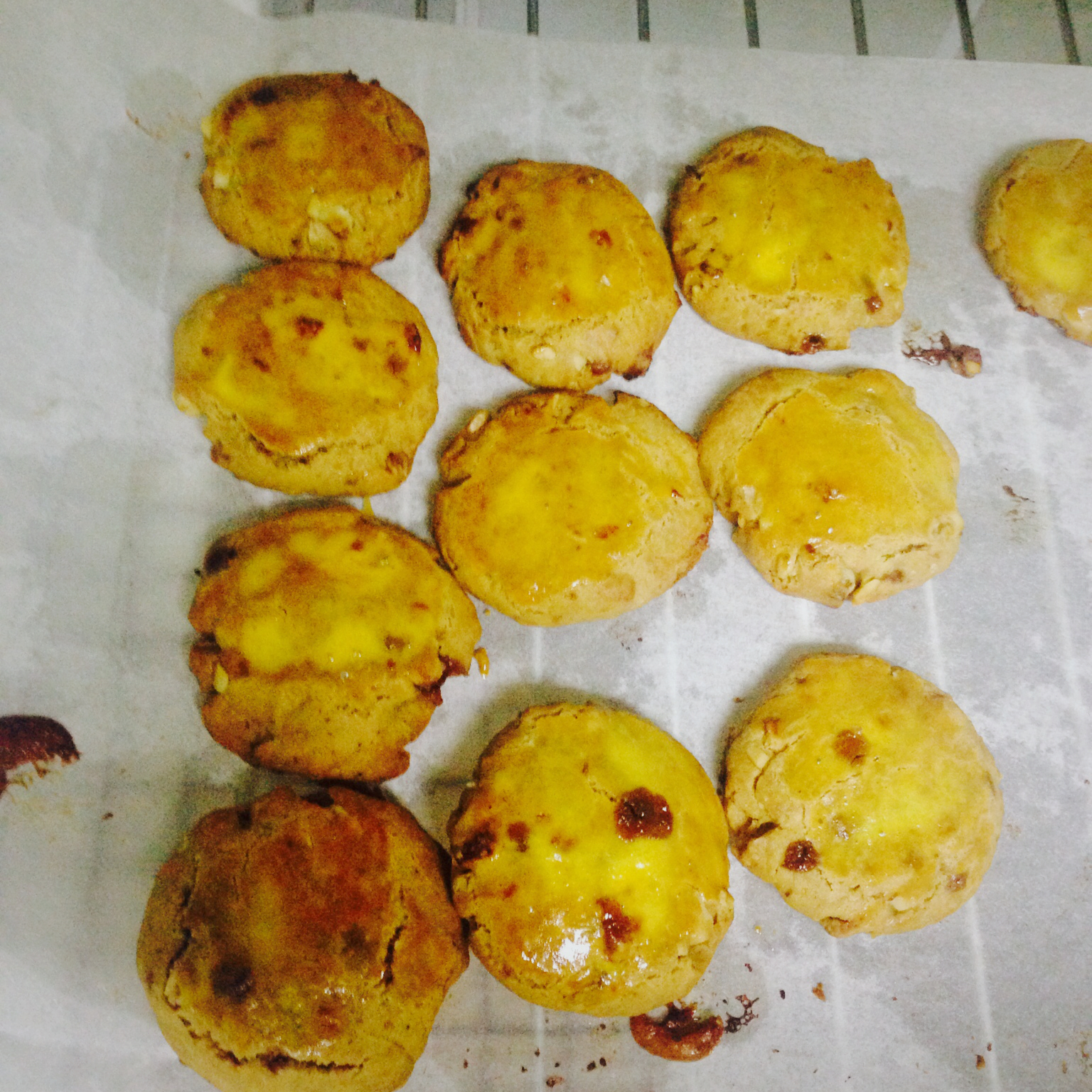 红枣红糖核桃饼干