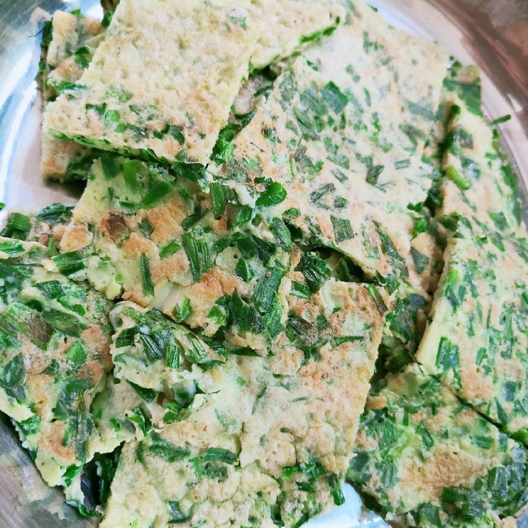 韭菜鸡蛋饼