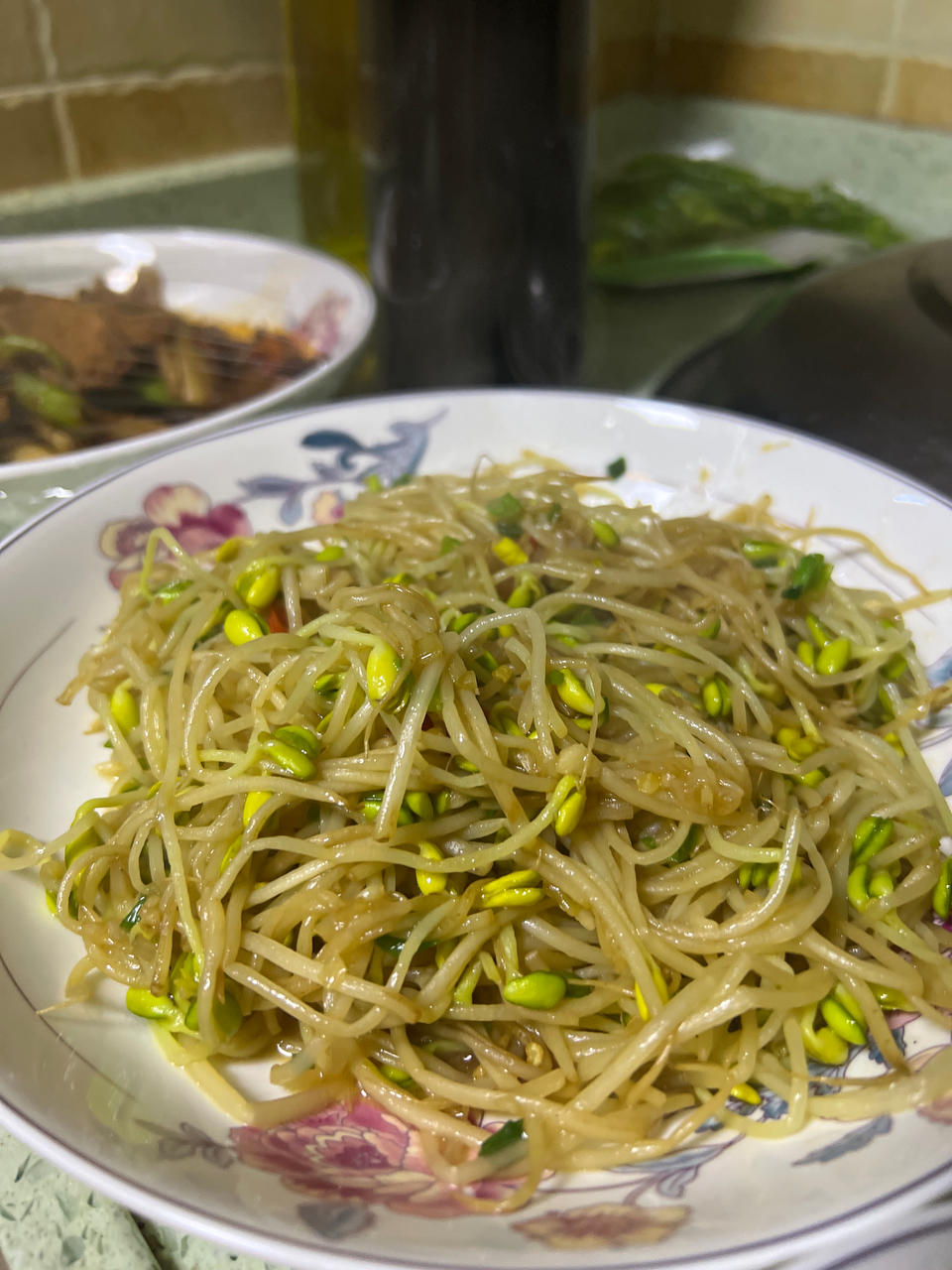清炒豆芽