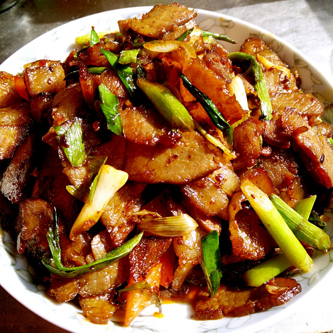 青蒜炒腊肉