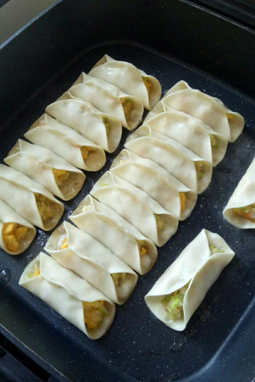 西葫芦锅贴