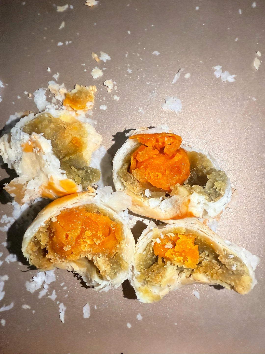 免揉免松弛超快手不破酥不混酥的蛋黄酥—新手一看包会