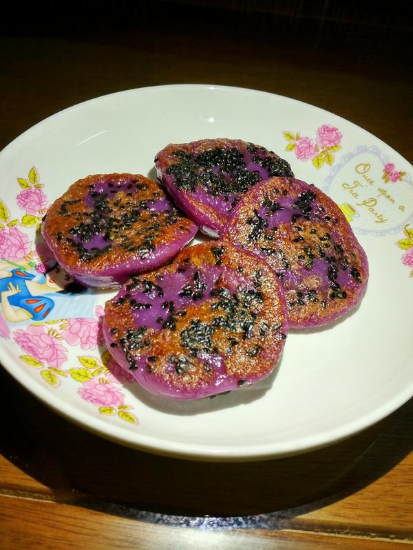 紫薯发饼