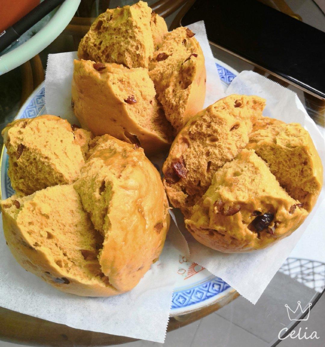 新手也能爆开花的老面红糖大枣开花馒头（泡打粉版or无泡打粉版）