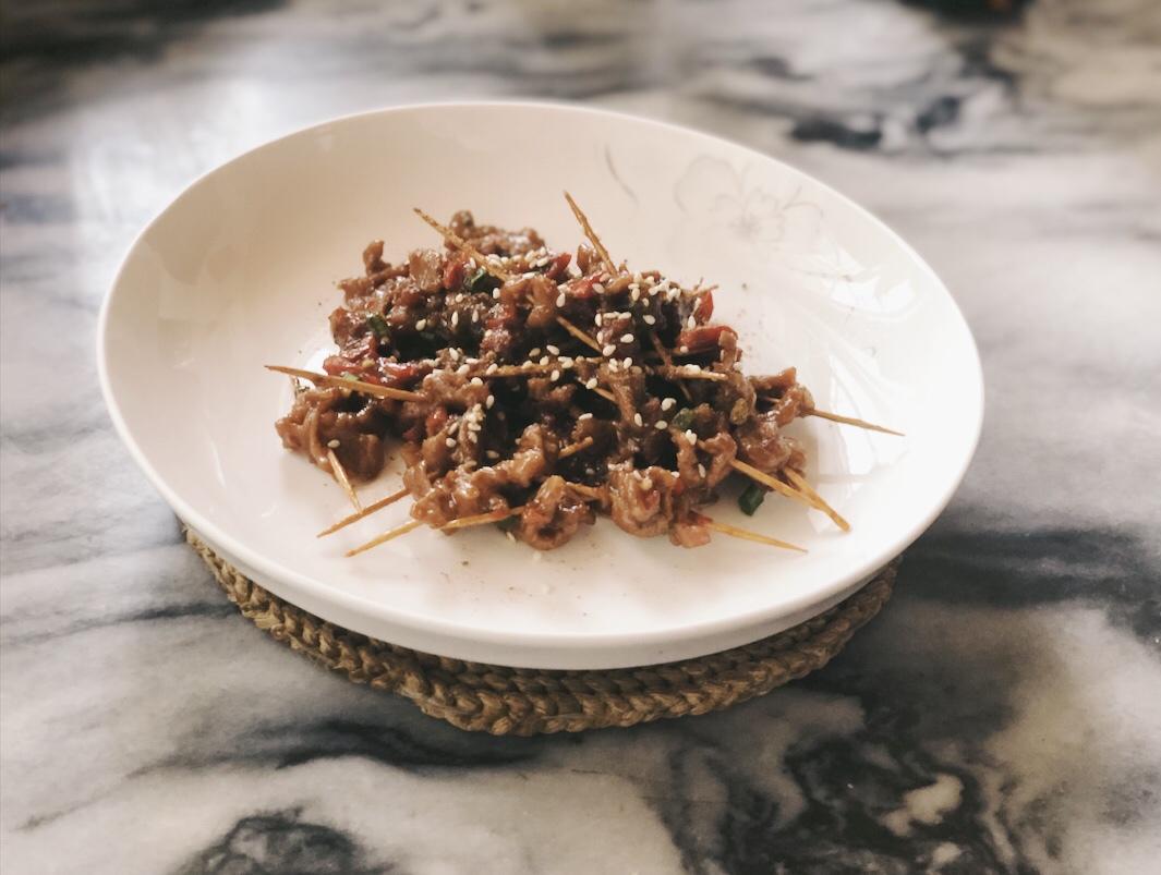 牙签牛肉 道地湖南味