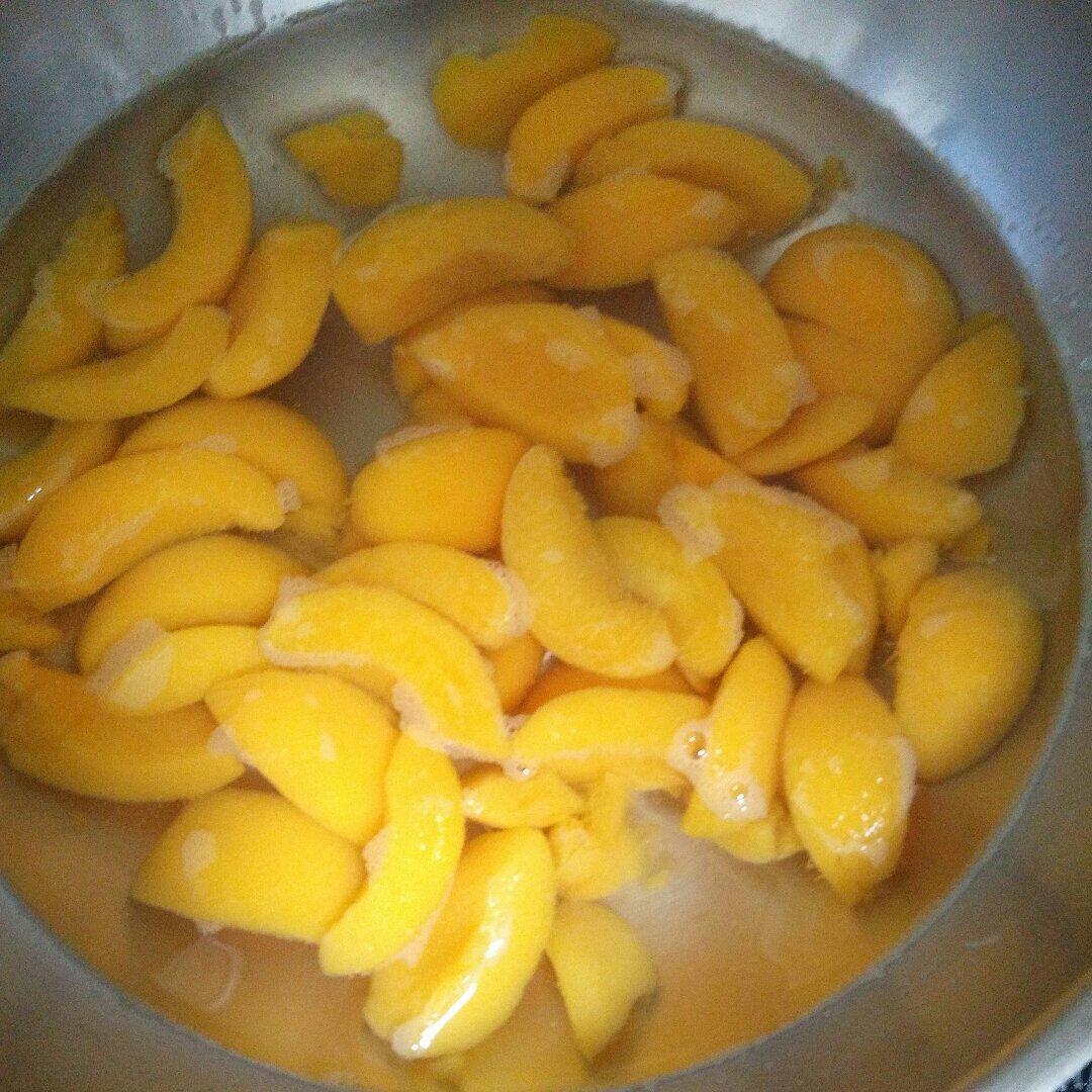 超简单的黄桃罐头