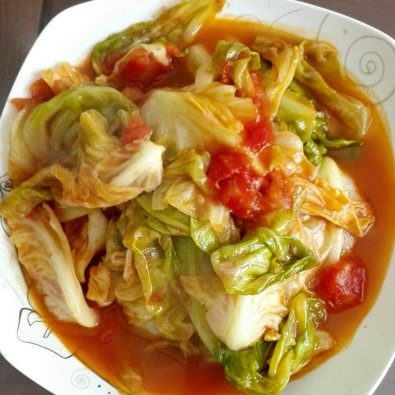 番茄圆白菜