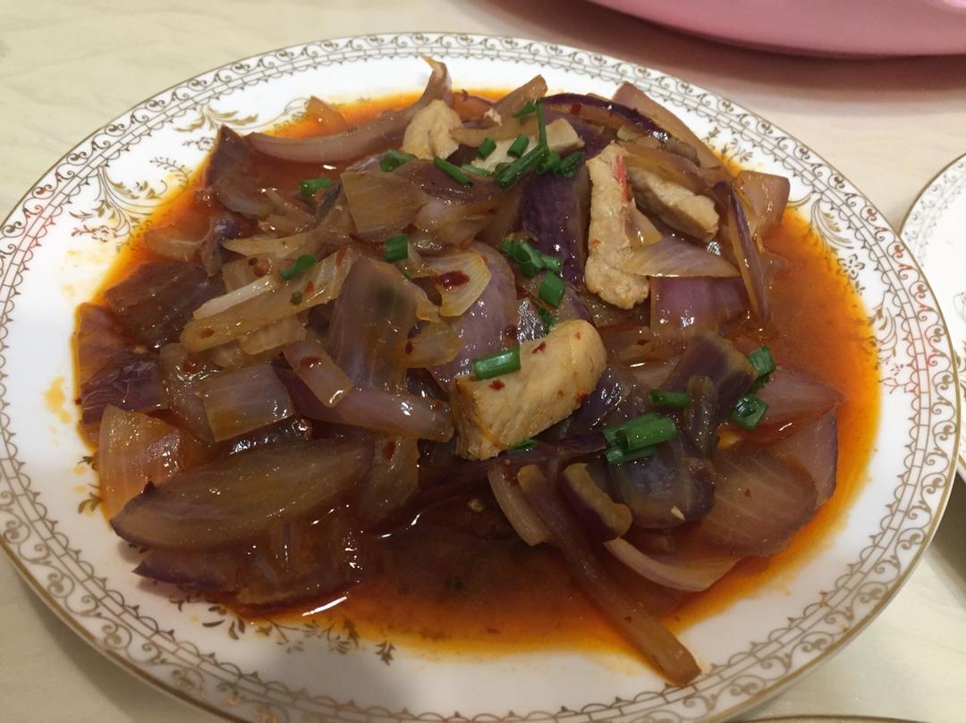 洋葱炒肉片