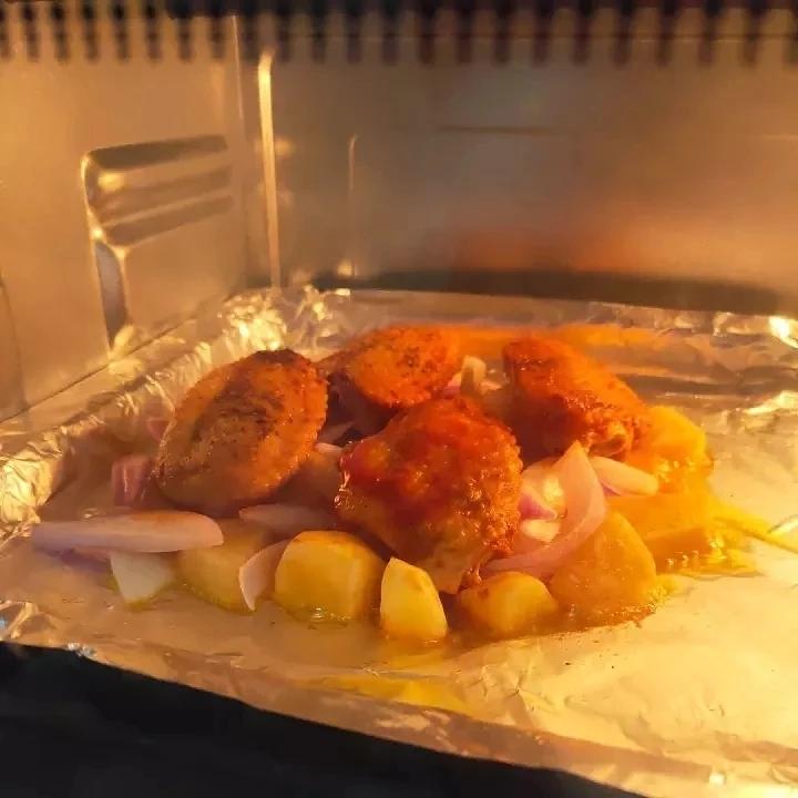 北鼎烤箱食谱.小番茄烤鸡翅