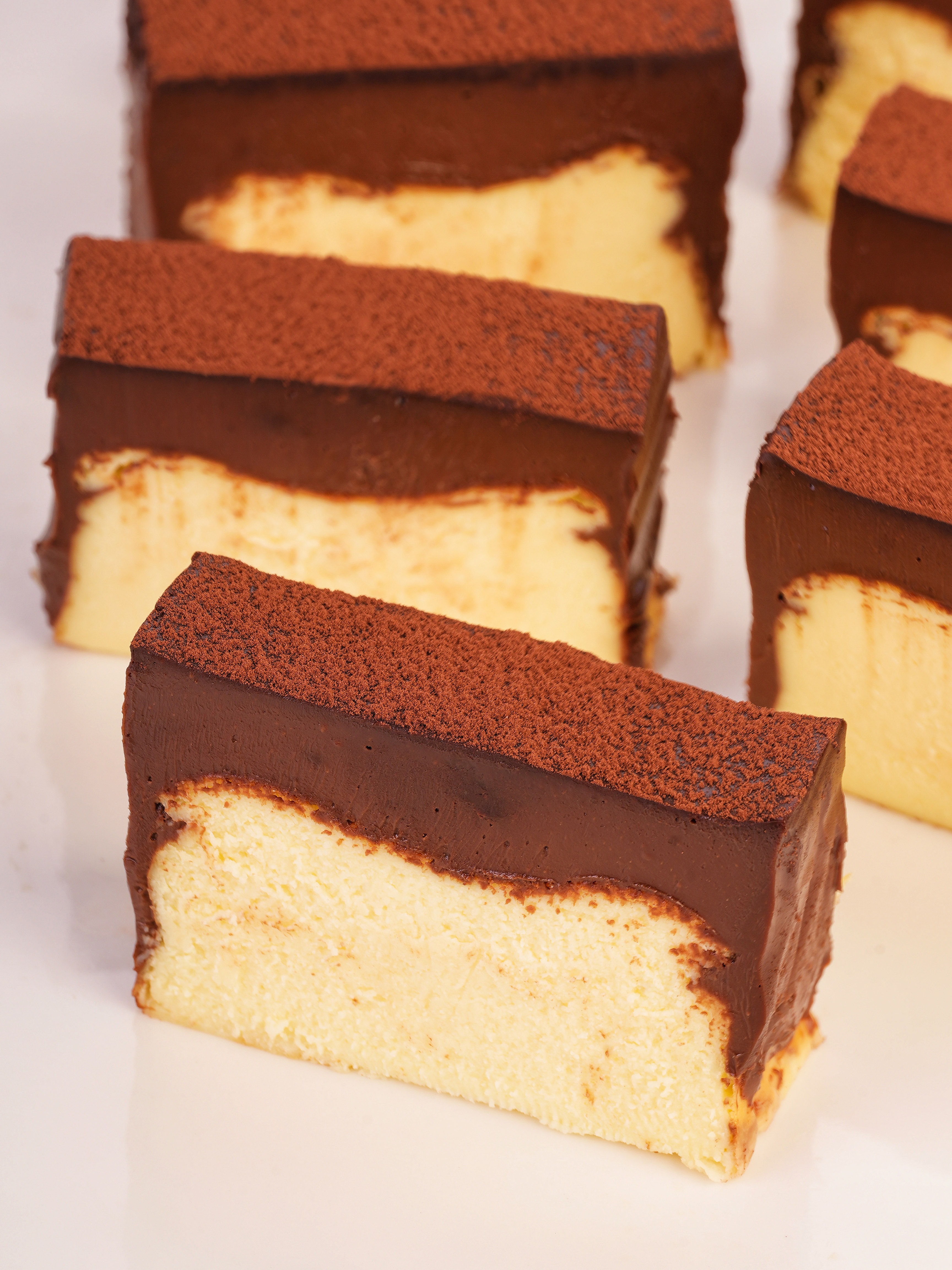 藏不住了 双重口感 全程搅拌搅拌就能成功的巧克力熔岩巴斯克蛋糕！的做法