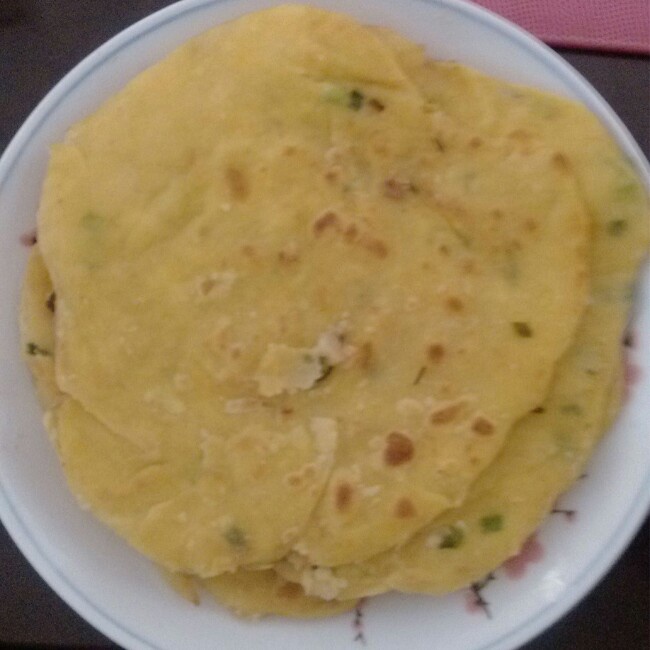 自制葱油饼
