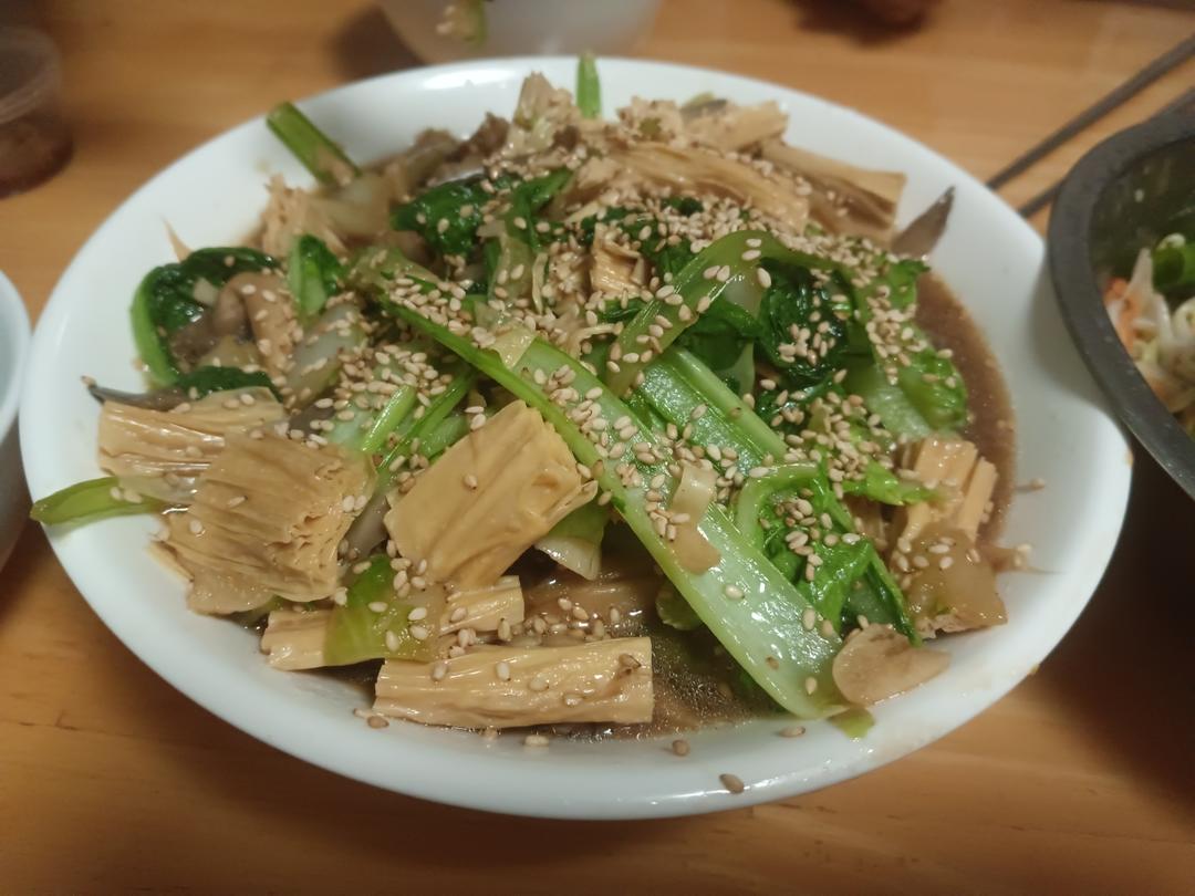 腐竹烧白菜