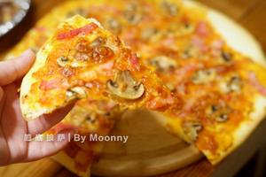 脆底披萨（含番茄酱）的做法 步骤9