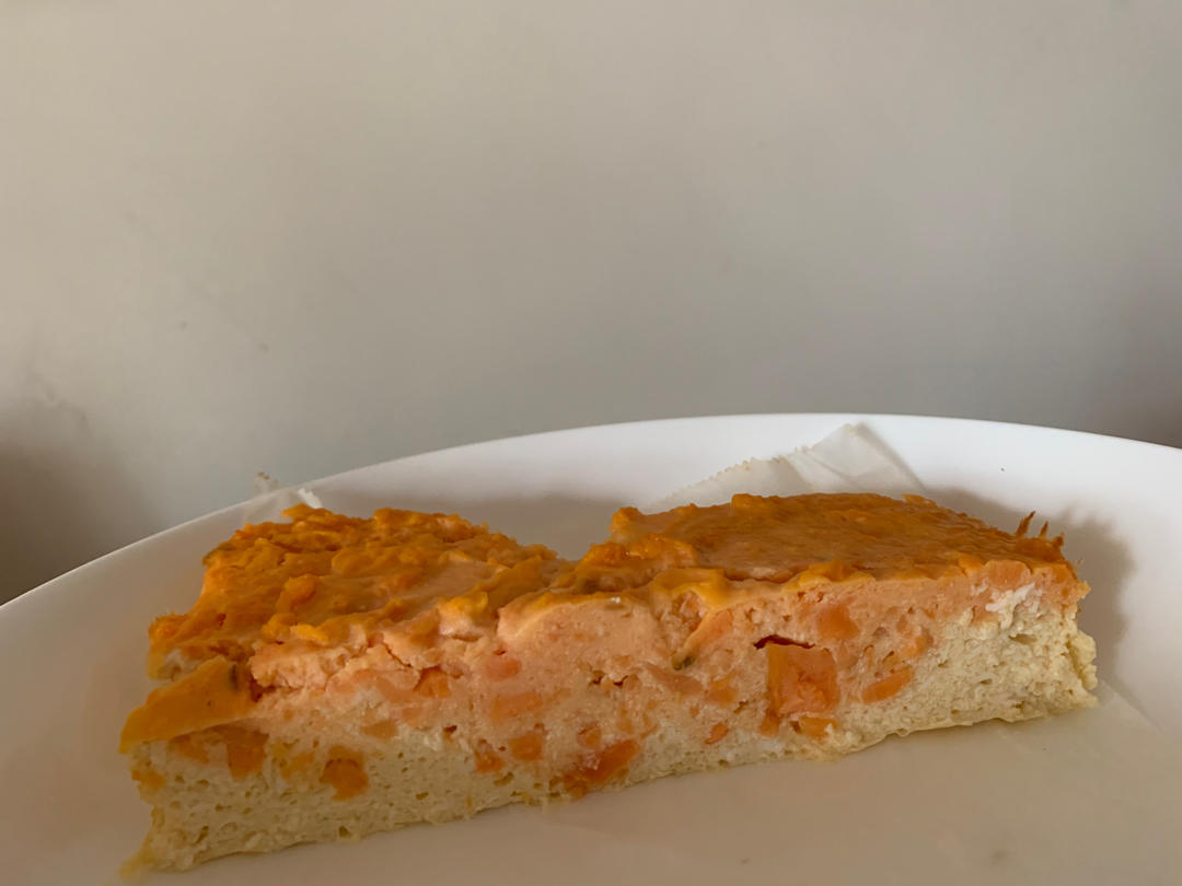 紫薯豆乳蛋糕｜减脂又免烤·4个原料搅一搅☝🏻