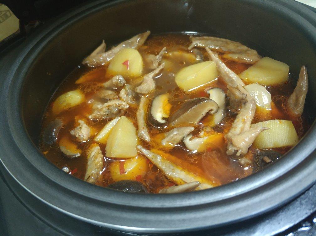 电饭锅煮翅尖，鸡爪