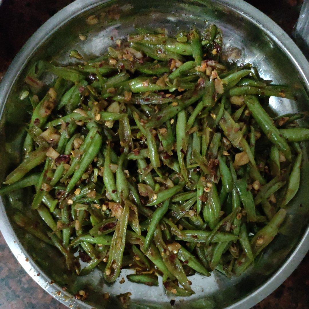 炒四季豆丝~