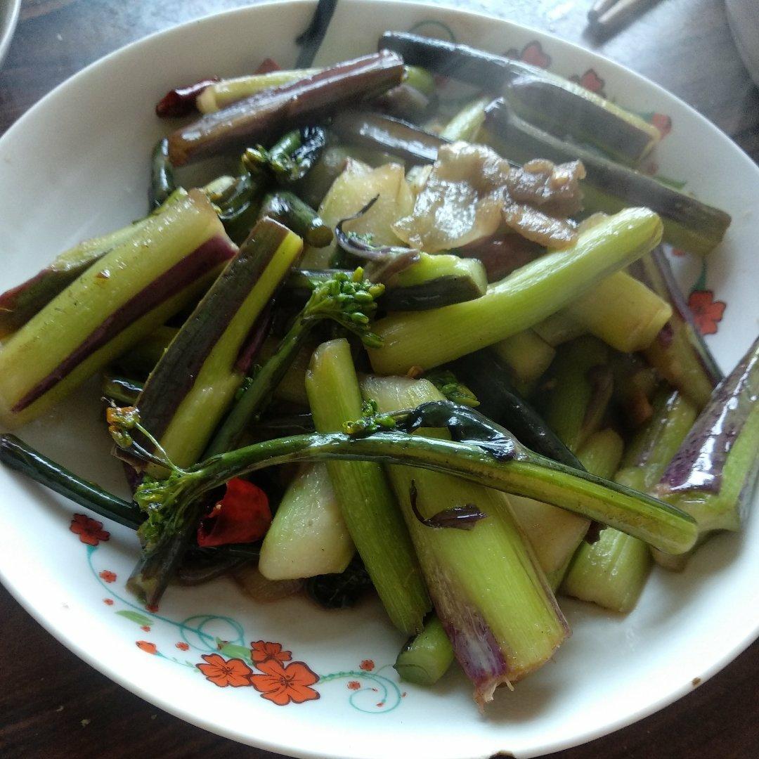 酸辣红菜苔