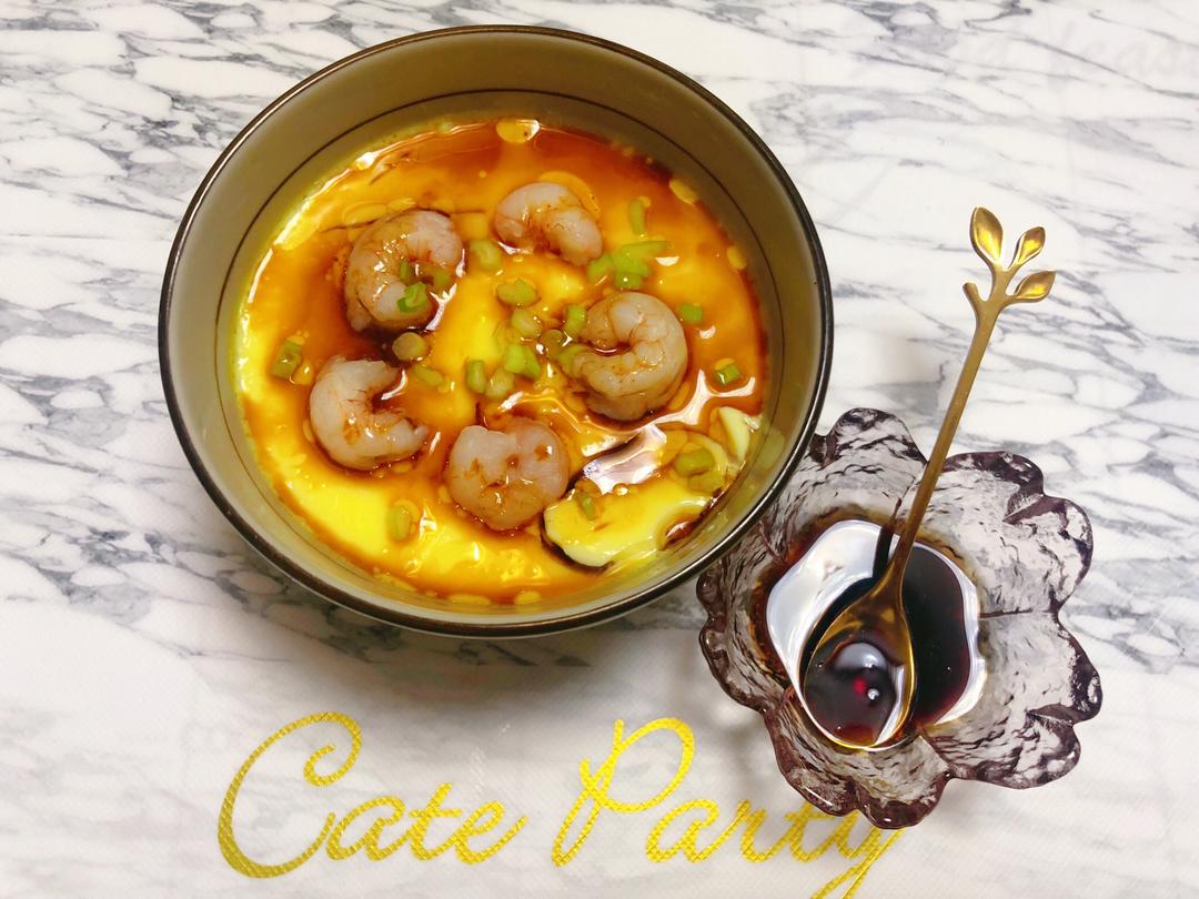 巨好吃的虾仁🍤水蒸蛋