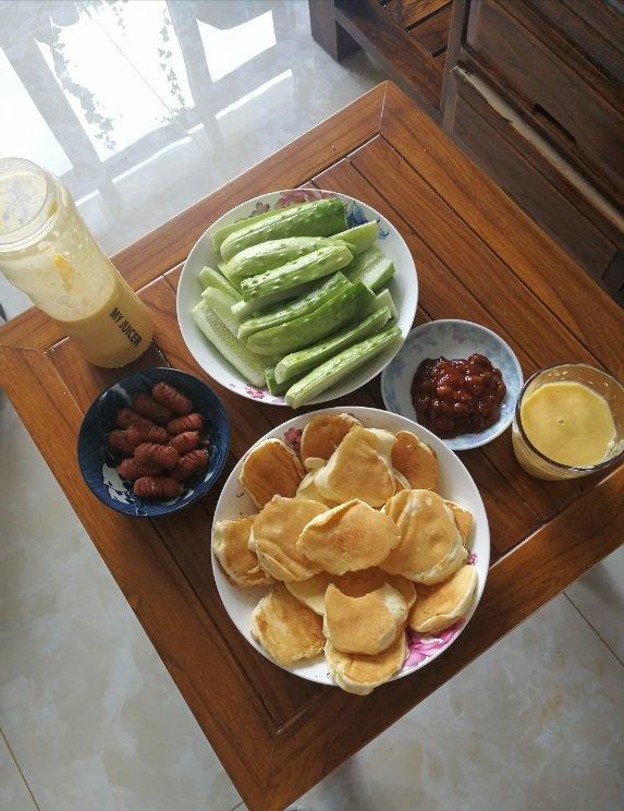 奶香四溢酸奶松饼
