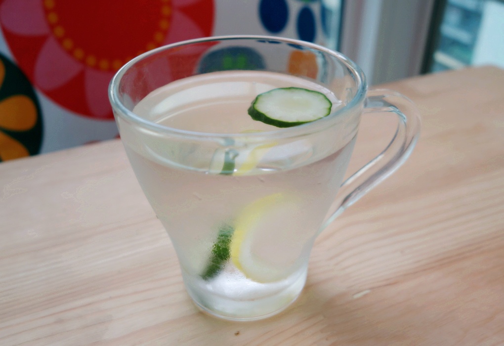 黄瓜柠檬水