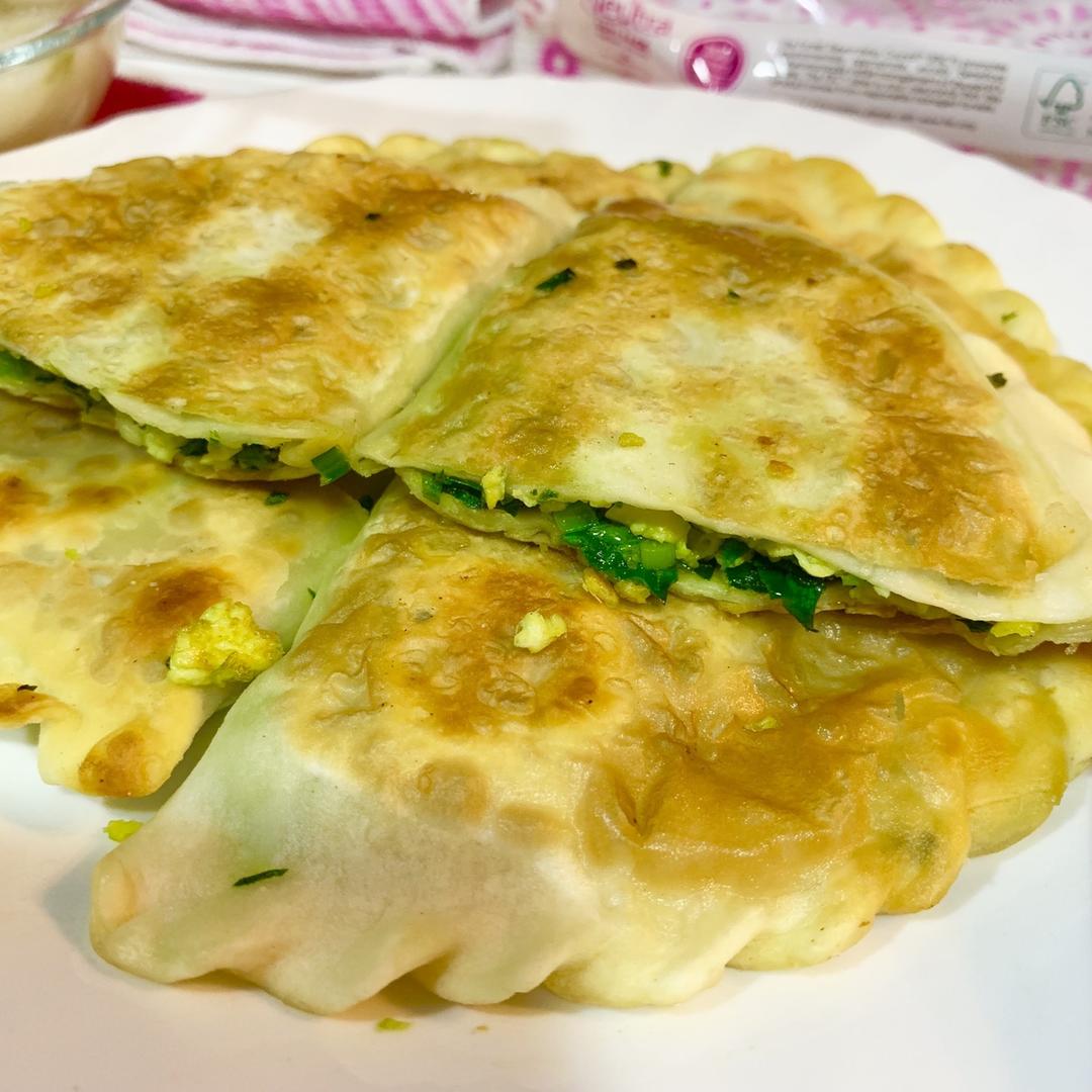 janezhulin做的韭菜鸡蛋合子