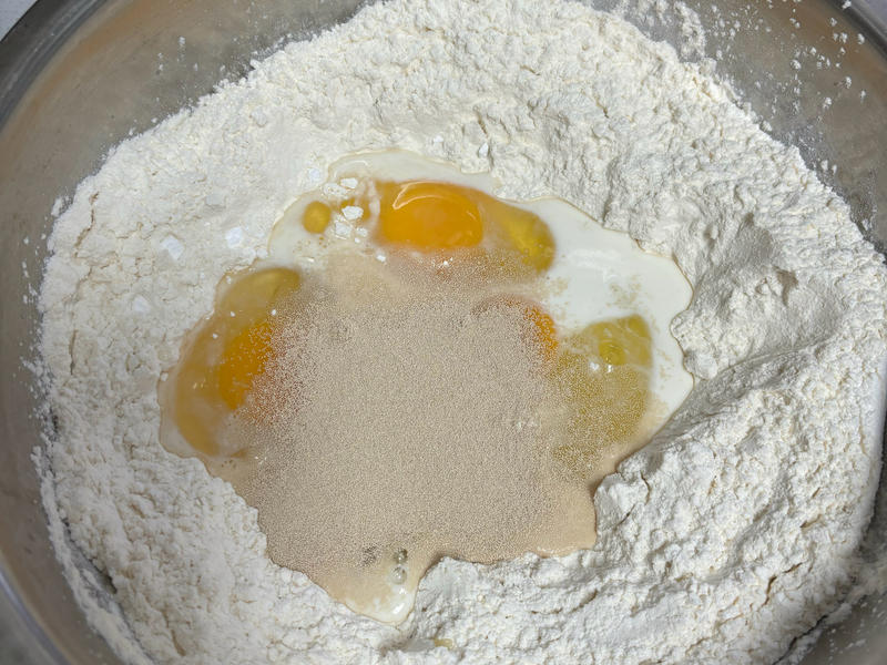 纯奶手撕吐司的做法 步骤1