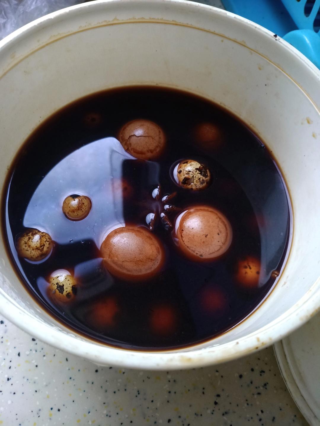 五香茶叶 卤鹌鹑蛋（视频菜谱）