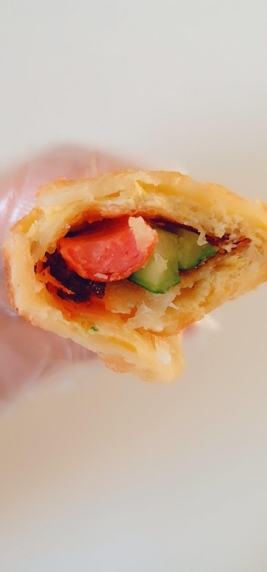 张张都鼓大泡的鸡蛋灌饼这样做不鼓大泡都难