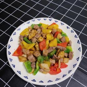 牛肉炒杏鲍菇