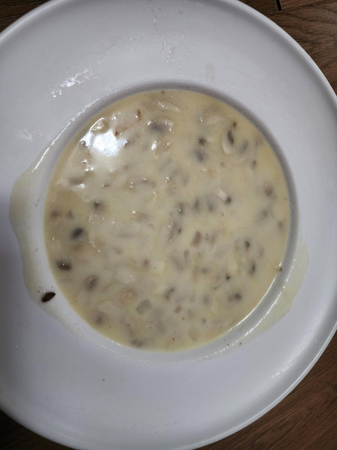 奶油蘑菇汤（完美比例版）