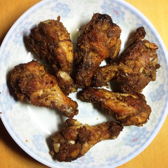 焗烤孜然鸡腿子