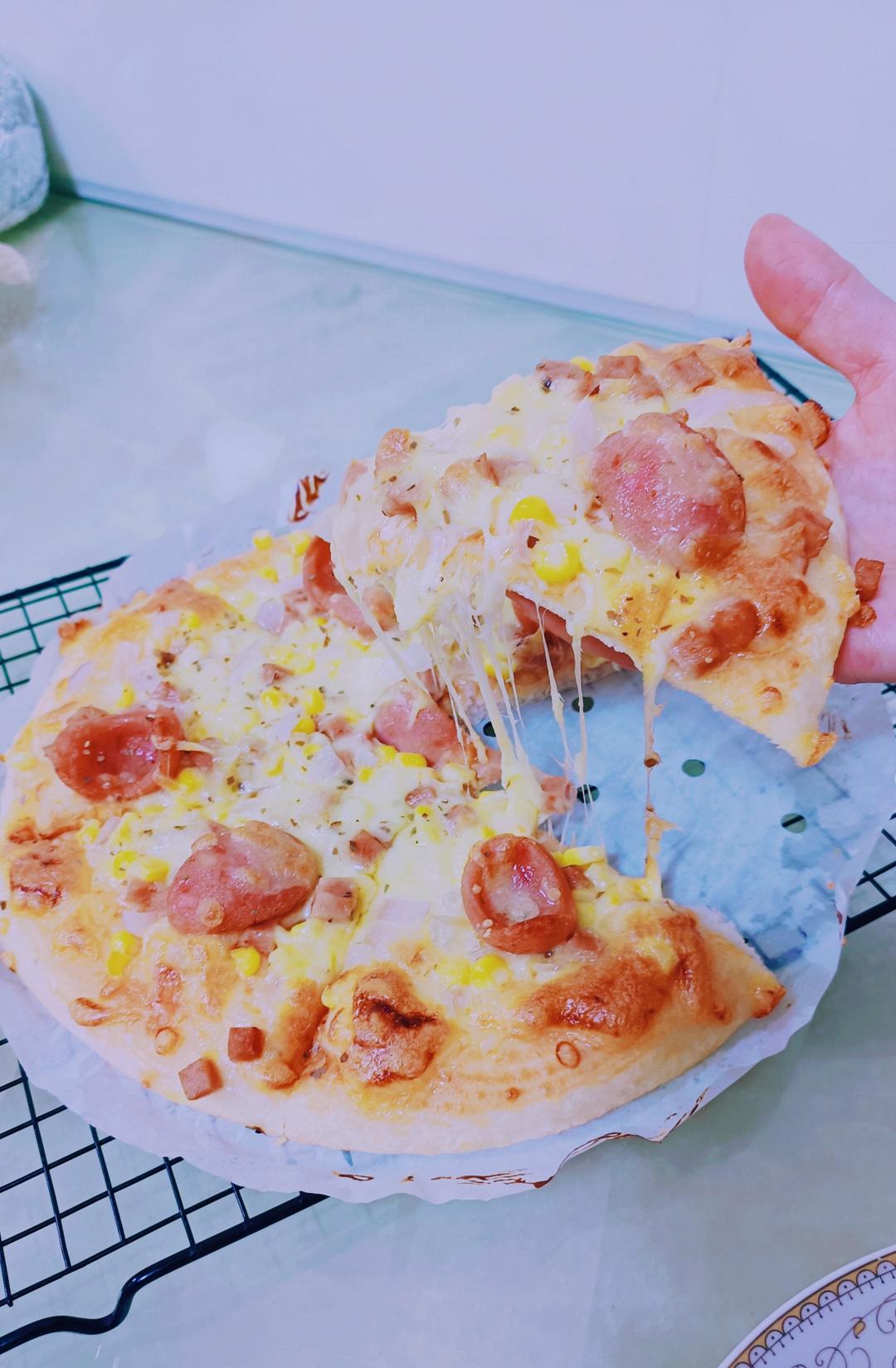 奥尔良烤鸡肉披萨