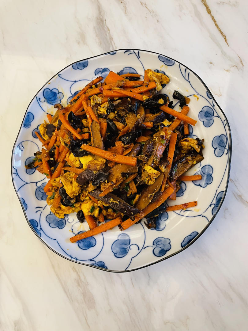 下饭菜鱼香鸡蛋