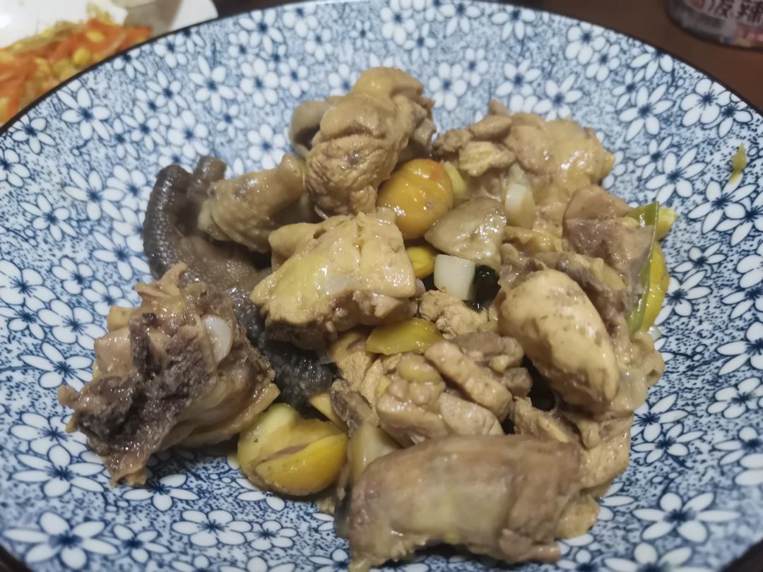 【栗子烧鸡】鸡肉都给你吃，栗子归我~