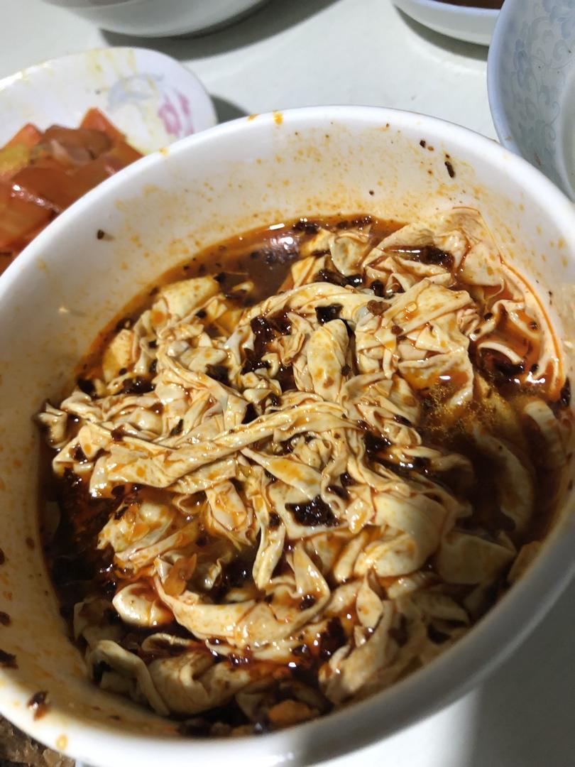 老式拌豆皮（小时候的味道）