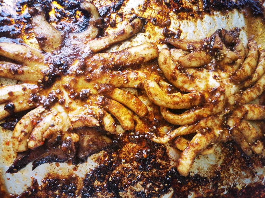 烤鱿鱼（烤箱版）秒杀铁板烧