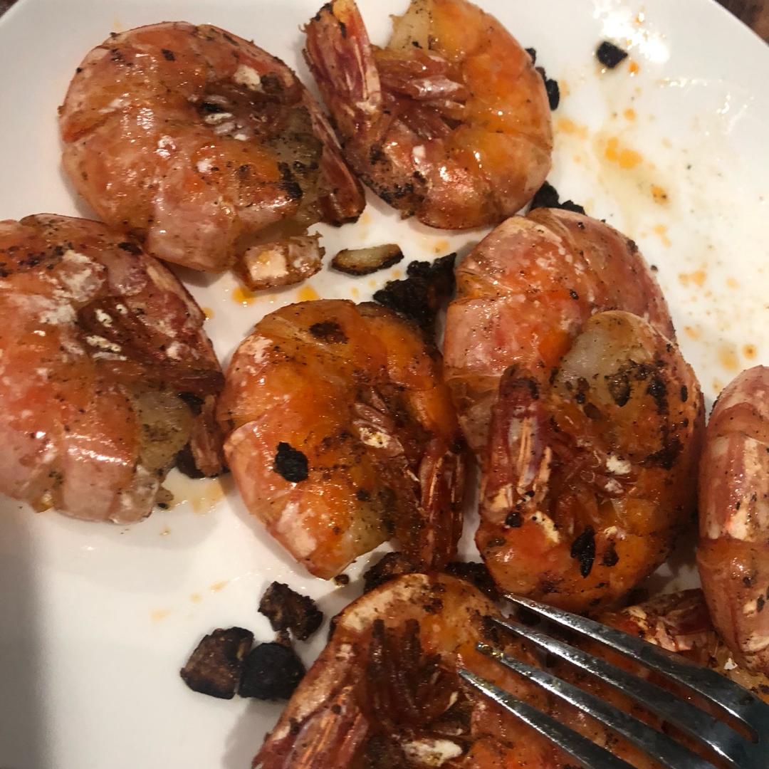 蒜香煎阿根廷红虾