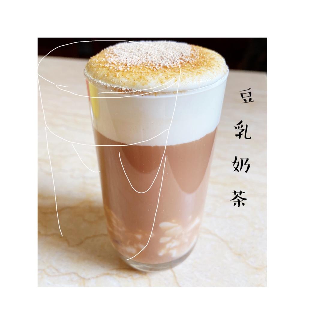 《Tinrry+》半仙豆夫喜茶的热销款奶茶在家自己做！小丸子豆乳奶盖茶